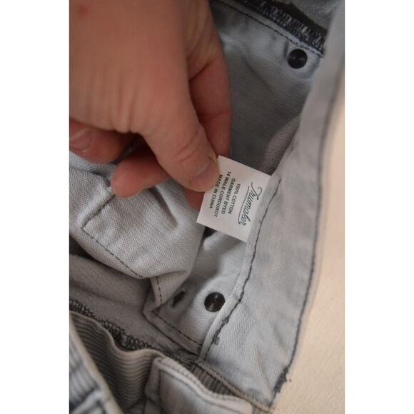 Trumaker Corduroy Pants 33 X 30 Gray 14 Wale Corduroy 100% Cotton Mens - Picture 4 of 4